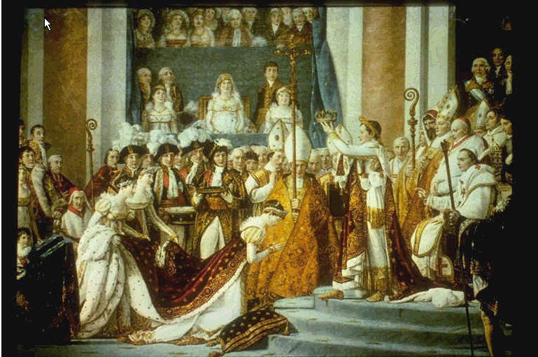 Napoleon crowned emporer